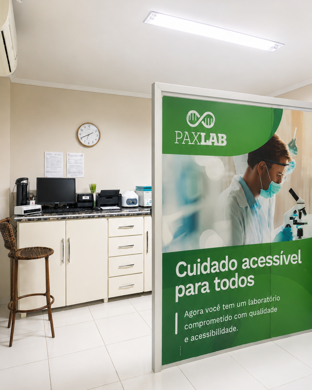 Laboratório de Exames da Clínica Cepax