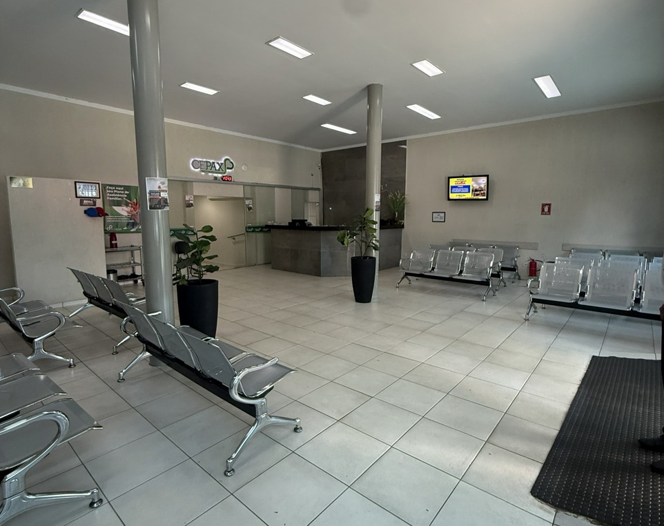 Sala de espera da Clínica Cepax
